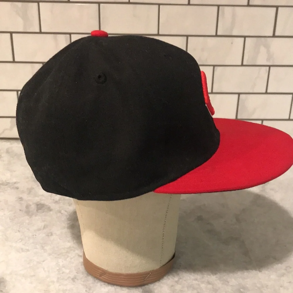 Cincinnati Reds Baseball Cap Mens Black Red New Era Dad Hat‎ Official On Field